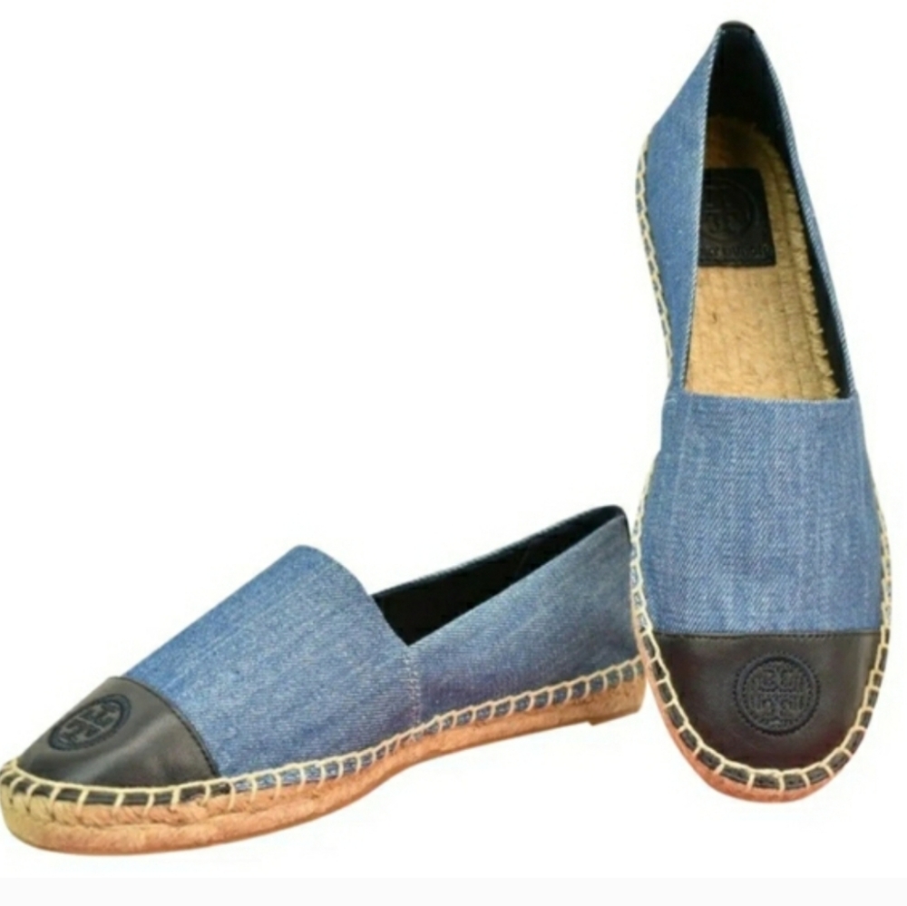 💫 Tory Burch:Chamberry Denim Espadrille